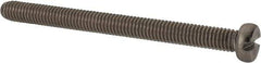 Value Collection - M6x1.00 Metric Coarse, 70mm Length Under Head Slotted Drive Machine Screw - Fillister Head, Grade 18-8 & A2 Stainless Steel, Uncoated, Without Washer - Apex Tool & Supply