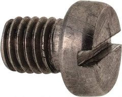 Value Collection - M8x1.25 Metric Coarse, 10mm Length Under Head Slotted Drive Machine Screw - Fillister Head, Grade 18-8 & A2 Stainless Steel, Uncoated, Without Washer - Apex Tool & Supply