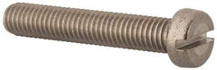 Value Collection - M8x1.25 Metric Coarse, 45mm Length Under Head Slotted Drive Machine Screw - Fillister Head, Grade 18-8 & A2 Stainless Steel, Uncoated, Without Washer - Apex Tool & Supply