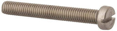 Value Collection - M8x1.25 Metric Coarse, 60mm Length Under Head Slotted Drive Machine Screw - Fillister Head, Grade 18-8 & A2 Stainless Steel, Uncoated, Without Washer - Apex Tool & Supply