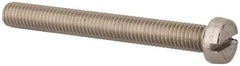 Value Collection - M8x1.25 Metric Coarse, 70mm Length Under Head Slotted Drive Machine Screw - Fillister Head, Grade 18-8 & A2 Stainless Steel, Uncoated, Without Washer - Apex Tool & Supply