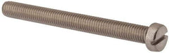 Value Collection - M10x1.50 Metric Coarse, 100mm Length Under Head Slotted Drive Machine Screw - Fillister Head, Grade 18-8 & A2 Stainless Steel, Uncoated, Without Washer - Apex Tool & Supply