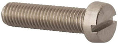 Value Collection - M10x1.50 Metric Coarse, 40mm Length Under Head Slotted Drive Machine Screw - Fillister Head, Grade 18-8 & A2 Stainless Steel, Uncoated, Without Washer - Apex Tool & Supply