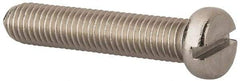 Value Collection - M10x1.50 Metric Coarse, 50mm Length Under Head Slotted Drive Machine Screw - Fillister Head, Grade 18-8 & A2 Stainless Steel, Uncoated, Without Washer - Apex Tool & Supply