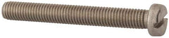 Value Collection - M10x1.50 Metric Coarse, 80mm Length Under Head Slotted Drive Machine Screw - Fillister Head, Grade 18-8 & A2 Stainless Steel, Uncoated, Without Washer - Apex Tool & Supply