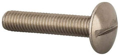 Value Collection - M8x1.25, 40mm Length Under Head Slotted Drive Machine Screw - Truss Head, Grade 18-8 & A2 Stainless Steel, Uncoated, Without Washer - Apex Tool & Supply