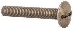 Value Collection - M8x1.25 Metric Coarse, 50mm Length Under Head Slotted Drive Machine Screw - Truss Head, Grade 18-8 & A2 Stainless Steel, Uncoated, Without Washer - Apex Tool & Supply