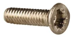 Value Collection - M2x0.40 Metric Coarse, 8mm OAL Pozidriv Drive Machine Screw - Flat Head, Grade 18-8 & A2 Stainless Steel, Uncoated, Without Washer - Apex Tool & Supply