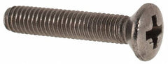 Value Collection - M3x0.50 Metric Coarse, 16mm OAL Phillips Drive Machine Screw - Oval Head, Grade 18-8 & A2 Stainless Steel, Uncoated, Without Washer - Apex Tool & Supply