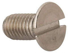 Value Collection - M10x1.50 Metric Coarse, 20mm OAL Slotted Drive Machine Screw - Flat Head, Grade 316 & A4 Stainless Steel, Uncoated, Without Washer - Apex Tool & Supply
