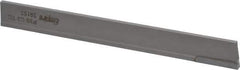 Made in USA - 1/8 Inch Wide x 1/2 Inch High x 4-1/2 Inch Long, Parallel Blade, Cutoff Blade - C2 Grade, Bright Finish - Exact Industrial Supply