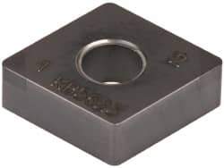 Kennametal - CNGA432 S0425 Grade KB5625 PCBN Turning Insert - TiAlN Finish, 80° Diamond, 1/2" Inscr Circle, 3/16" Thick, 1/32" Corner Radius - Apex Tool & Supply