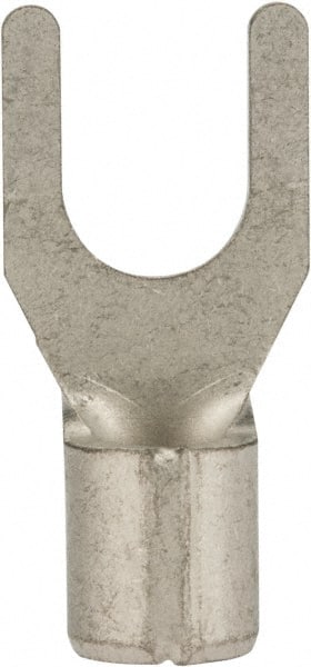 Ideal - #10 Stud, 12 to 10 AWG Compatible, Noninsulated, Crimp Connection, Standard Fork Terminal - Apex Tool & Supply