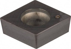 Kennametal - CCGW32.51 S0415M Grade KB5625 PCBN Turning Insert - TiAlN Finish, 80° Diamond, 3/8" Inscr Circle, 5/32" Thick, 1/64" Corner Radius - Apex Tool & Supply