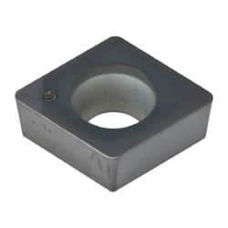 Kennametal - CCGW32.52 S0415M Grade KB5625 PCBN Turning Insert - TiAlN Finish, 80° Diamond, 3/8" Inscr Circle, 5/32" Thick, 1/32" Corner Radius - Apex Tool & Supply