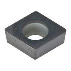 Kennametal - CCGW32.52 S0415M Grade KB5625 PCBN Turning Insert - TiAlN Finish, 80° Diamond, 3/8" Inscr Circle, 5/32" Thick, 1/32" Corner Radius - Apex Tool & Supply