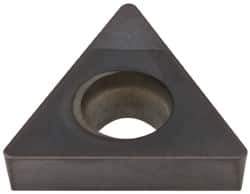 Kennametal - TCGW21.51 S0415M Grade KB5625 PCBN Turning Insert - TiAlN Finish, 60° Triangle, 1/4" Inscr Circle, 3/32" Thick, 1/64" Corner Radius - Apex Tool & Supply