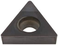 Kennametal - TCGW21.51 S0415M Grade KB5625 PCBN Turning Insert - TiAlN Finish, 60° Triangle, 1/4" Inscr Circle, 3/32" Thick, 1/64" Corner Radius - Apex Tool & Supply