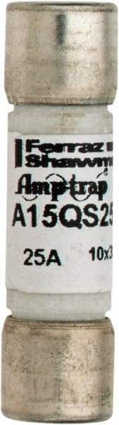 Ferraz Shawmut - 150 VAC/VDC, 25 Amp, Fast-Acting Semiconductor/High Speed Fuse - Clip Mount, 1-1/2" OAL, 100 at AC, 50 at DC kA Rating, 13/32" Diam - Apex Tool & Supply