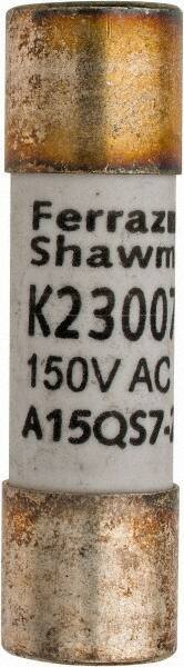Ferraz Shawmut - 150 VAC/VDC, 7 Amp, Fast-Acting Semiconductor/High Speed Fuse - Clip Mount, 1-1/2" OAL, 100 at AC, 50 at DC kA Rating, 13/32" Diam - Apex Tool & Supply