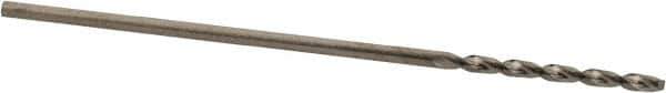 Guhring - #68 130° High Speed Steel Jobber Drill - Bright Finish, Right Hand Cut, Parabolic Flute, Straight Shank, 30mm OAL, Standard Point - Apex Tool & Supply