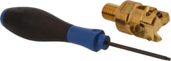 Seco - 1-1/4" Cutting Diam, Modular Connection Indexable Copy End Mill - 3 Inserts, XPKX 12 Insert, R217.97 Toolholder, Through Coolant - Apex Tool & Supply