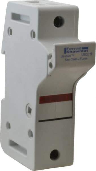 Ferraz Shawmut - 1 Pole, 600 VAC/VDC, 30 Amp, DIN Rail Mount Fuse Holder - Compatible with J Class, 58mm Long x 1.28 Inch Wide and 22mm Diameter Fuse - Apex Tool & Supply