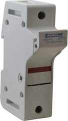 Ferraz Shawmut - 1 Pole, 600 VAC/VDC, 30 Amp, DIN Rail Mount Fuse Holder - Compatible with J Class, 58mm Long x 1.28 Inch Wide and 22mm Diameter Fuse - Apex Tool & Supply
