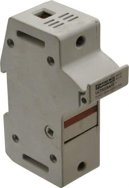 Ferraz Shawmut - 1 Pole, 600 VAC/VDC, 60 Amp, DIN Rail Mount Fuse Holder - Compatible with J Class, 58mm Long x 1.28 Inch Wide and 22mm Diameter Fuse - Apex Tool & Supply