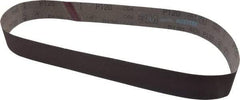 3M - 2" Wide x 48" OAL, 120 Grit, Aluminum Oxide Abrasive Belt - Aluminum Oxide, Fine, Coated, X Weighted Cloth Backing, Series 241D - Apex Tool & Supply