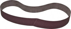 3M - 2" Wide x 48" OAL, 60 Grit, Aluminum Oxide Abrasive Belt - Aluminum Oxide, Medium, Coated, X Weighted Cloth Backing, Series 241D - Apex Tool & Supply