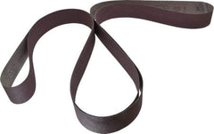 3M - 2" Wide x 132" OAL, 80 Grit, Aluminum Oxide Abrasive Belt - Aluminum Oxide, Medium, Coated, X Weighted Cloth Backing, Series 341D - Apex Tool & Supply