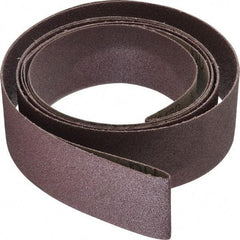 3M - 2" Wide x 132" OAL, 60 Grit, Aluminum Oxide Abrasive Belt - Aluminum Oxide, Medium, Coated, X Weighted Cloth Backing, Series 341D - Apex Tool & Supply