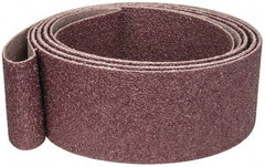 3M - 2" Wide x 132" OAL, 36 Grit, Aluminum Oxide Abrasive Belt - Aluminum Oxide, Very Coarse, Coated, X Weighted Cloth Backing, Series 341D - Apex Tool & Supply