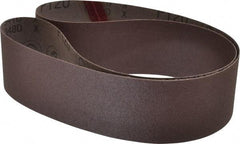 3M - 2-1/2" Wide x 48" OAL, 120 Grit, Aluminum Oxide Abrasive Belt - Aluminum Oxide, Fine, Coated, X Weighted Cloth Backing, Series 341D - Apex Tool & Supply