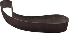 3M - 2-1/2" Wide x 48" OAL, 36 Grit, Aluminum Oxide Abrasive Belt - Aluminum Oxide, Very Coarse, Coated, X Weighted Cloth Backing, Series 341D - Apex Tool & Supply