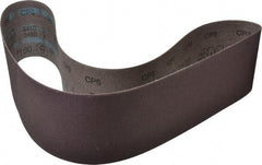 3M - 4" Wide x 48" OAL, 100 Grit, Aluminum Oxide Abrasive Belt - Aluminum Oxide, Fine, Coated, X Weighted Cloth Backing, Series 341D - Apex Tool & Supply