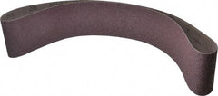 3M - 4" Wide x 54" OAL, 36 Grit, Aluminum Oxide Abrasive Belt - Aluminum Oxide, Very Coarse, Coated, X Weighted Cloth Backing, Series 341D - Apex Tool & Supply