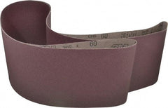 3M - 8" Wide x 107" OAL, 60 Grit, Aluminum Oxide Abrasive Belt - Aluminum Oxide, Medium, Coated, X Weighted Cloth Backing, Series 341D - Apex Tool & Supply
