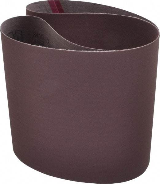 3M - 9" Wide x 48" OAL, 180 Grit, Aluminum Oxide Abrasive Belt - Aluminum Oxide, Very Fine, Coated, X Weighted Cloth Backing, Series 341D - Apex Tool & Supply
