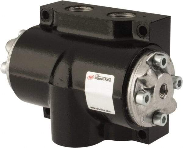 ARO/Ingersoll-Rand - 1" Inlet x 1" Outlet, Pilot Actuator, Spring Return, 2 Position, Body Ported Solenoid Air Valve - 280 CFM, 7.8 CV, 4 Way, 150 psi, 180° Max Temp, -10° Min Temp - Apex Tool & Supply