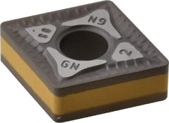 Iscar - CNMG432 GN Grade IC8250 Carbide Turning Insert - TiCN/Al2O3 Finish, 80° Diamond, 1/2" Inscr Circle, 3/16" Thick, 1/32" Corner Radius - Apex Tool & Supply