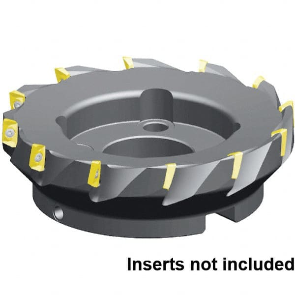 Kennametal - 125mm Cut Diam, 40mm Arbor Hole Diam, Indexable Square-Shoulder Face Mill - Apex Tool & Supply