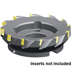Kennametal - 125mm Cut Diam, 40mm Arbor Hole Diam, Indexable Square-Shoulder Face Mill - Apex Tool & Supply