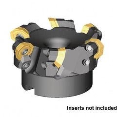 Kennametal - 125mm Cut Diam, Indexable Square-Shoulder Face Mill - Apex Tool & Supply