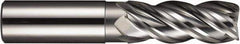 SGS - 20mm, 4 Flute, Single End, Solid Carbide, 1mm Corner Radius End Mill - 140mm OAL, Right Hand Flute, 24mm LOC, Right Hand Cut, 80mm Extended Reach - Apex Tool & Supply