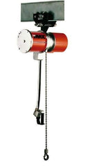 CM - 1 Ton Load Limit, 10' Max Height Hook Mount Air Hoist - 70 SCFM at 90 PSI, 16-3/4" Min Headroom, Pendant Control - Apex Tool & Supply