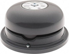Edwards Signaling - 6" Diam, 120 VAC Bell - 0.07 Amps, 92 Decibles at 10', Vibrating, Waterproof - Apex Tool & Supply