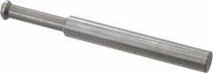 Accupro - 1/4" Cutter Head Diam, 1/32" Flat Width, 2-1/2" OAL, Solid Carbide, Single Right Hand Back Chamfer - Apex Tool & Supply