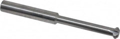 Accupro - 1/4" Cutter Head Diam, 1/32" Flat Width, 2-1/2" OAL, Solid Carbide, Single Right Hand Back Chamfer - Apex Tool & Supply